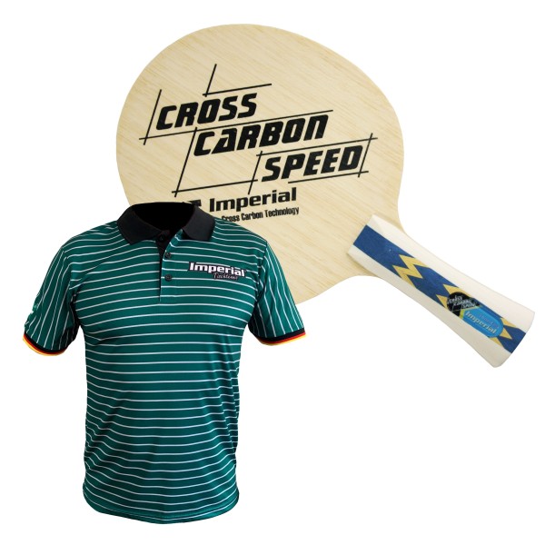 Kombiangebot KT-2171 (Imperail Cross Carbon Speed Holz + Poloshirt Germany)